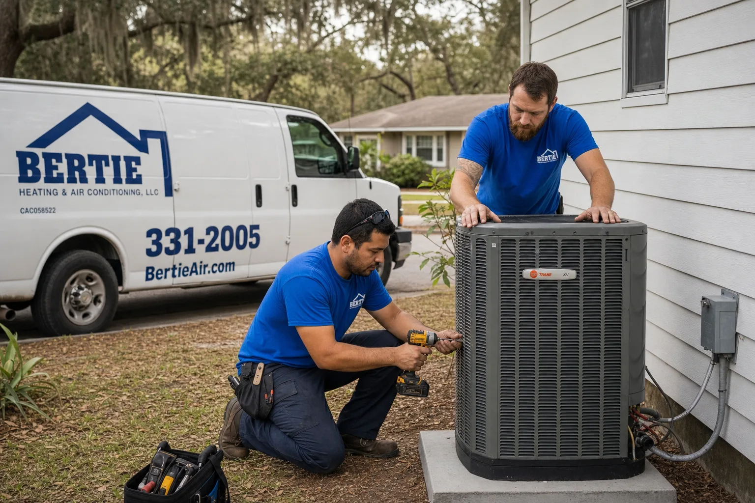 AC Installation by Bertie Air in Gainesville, Florida