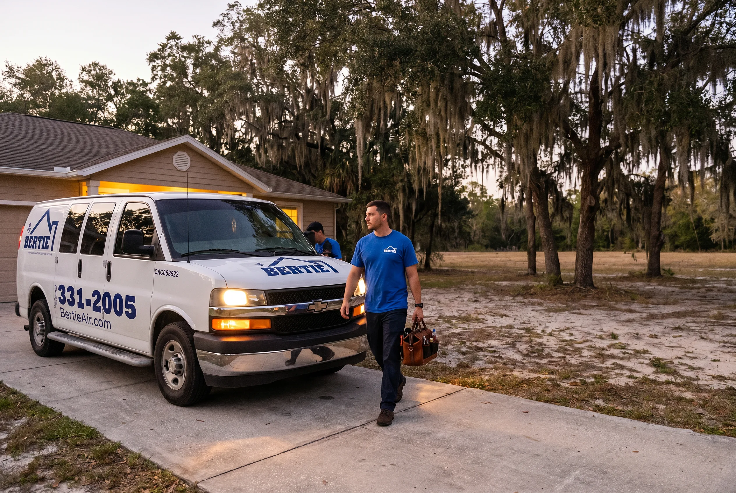 Emergency AC Repair by Bertie Air in Gainesville, Florida