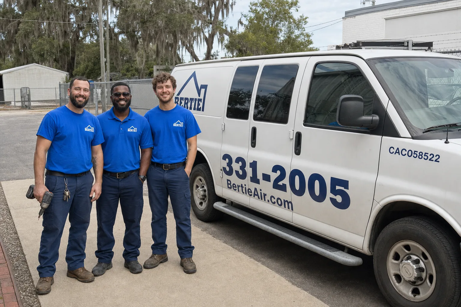 The Bertie Heating & Air team in Gainesville, Florida